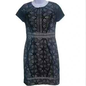 Lilly Pulitzer Suzanne Shift Dress in Onyx Size 8